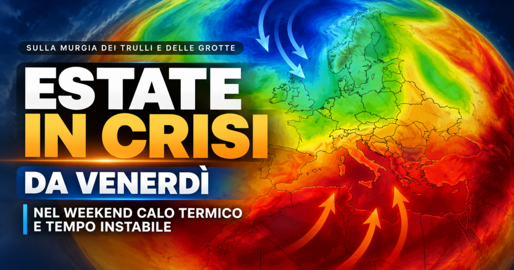 Estate in crisi da venerdì