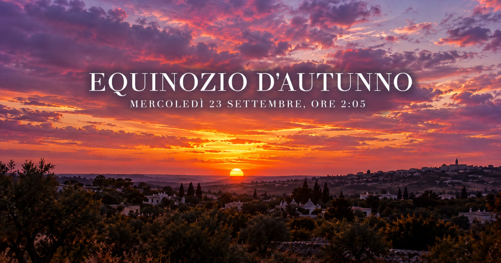 Equinozio autunno 2026